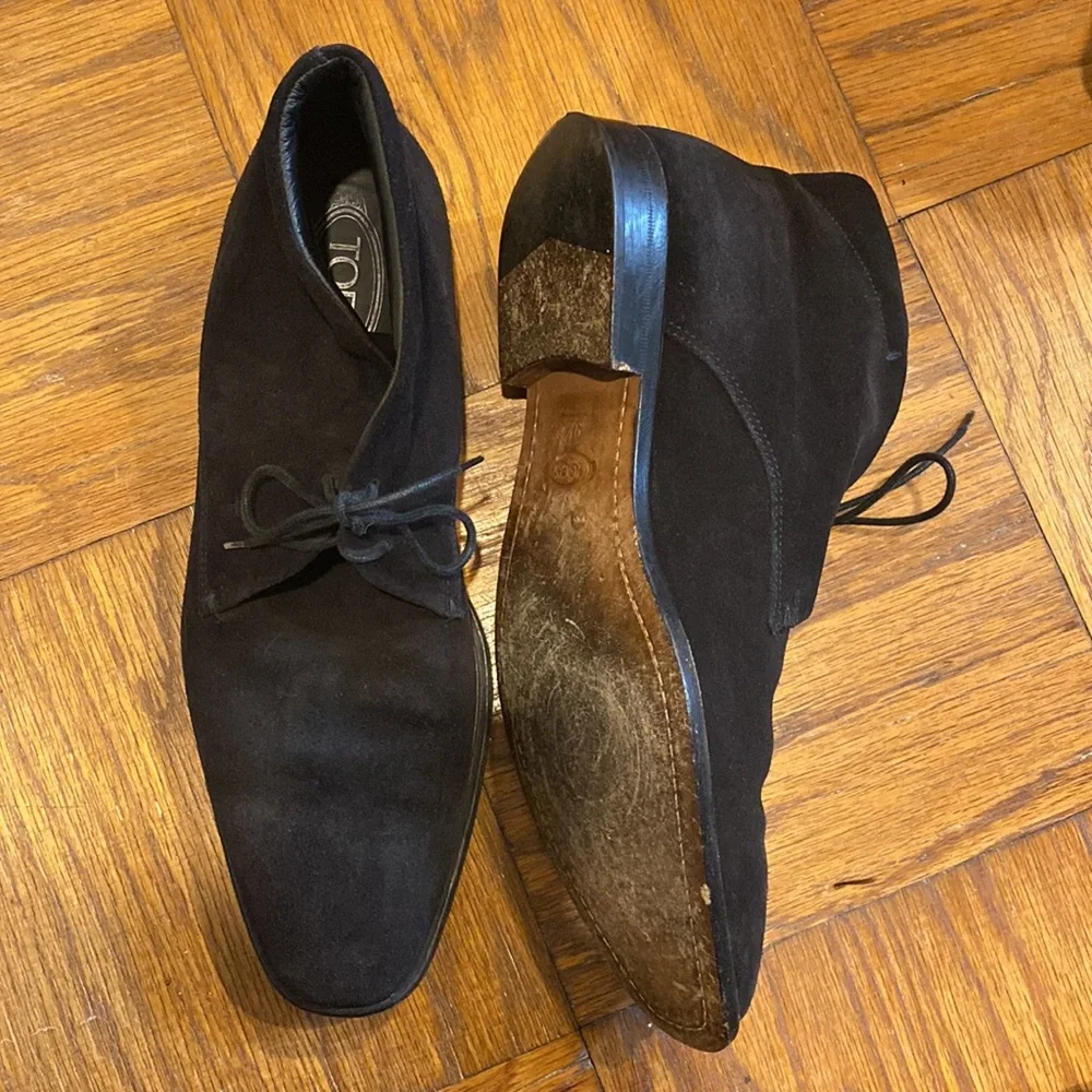 Tod’s lace up boots Size 9 1/2 Black